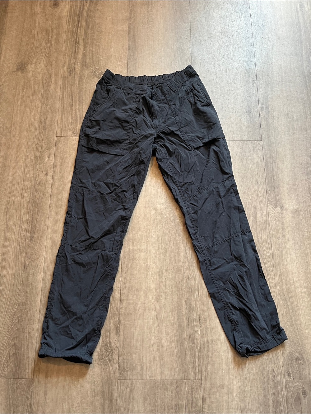 REI Black Women's Cargo Elastic-Waist Outdoor Pants